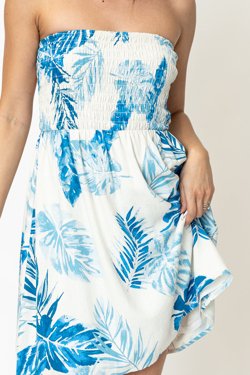 Pacific Blue Tube Dress