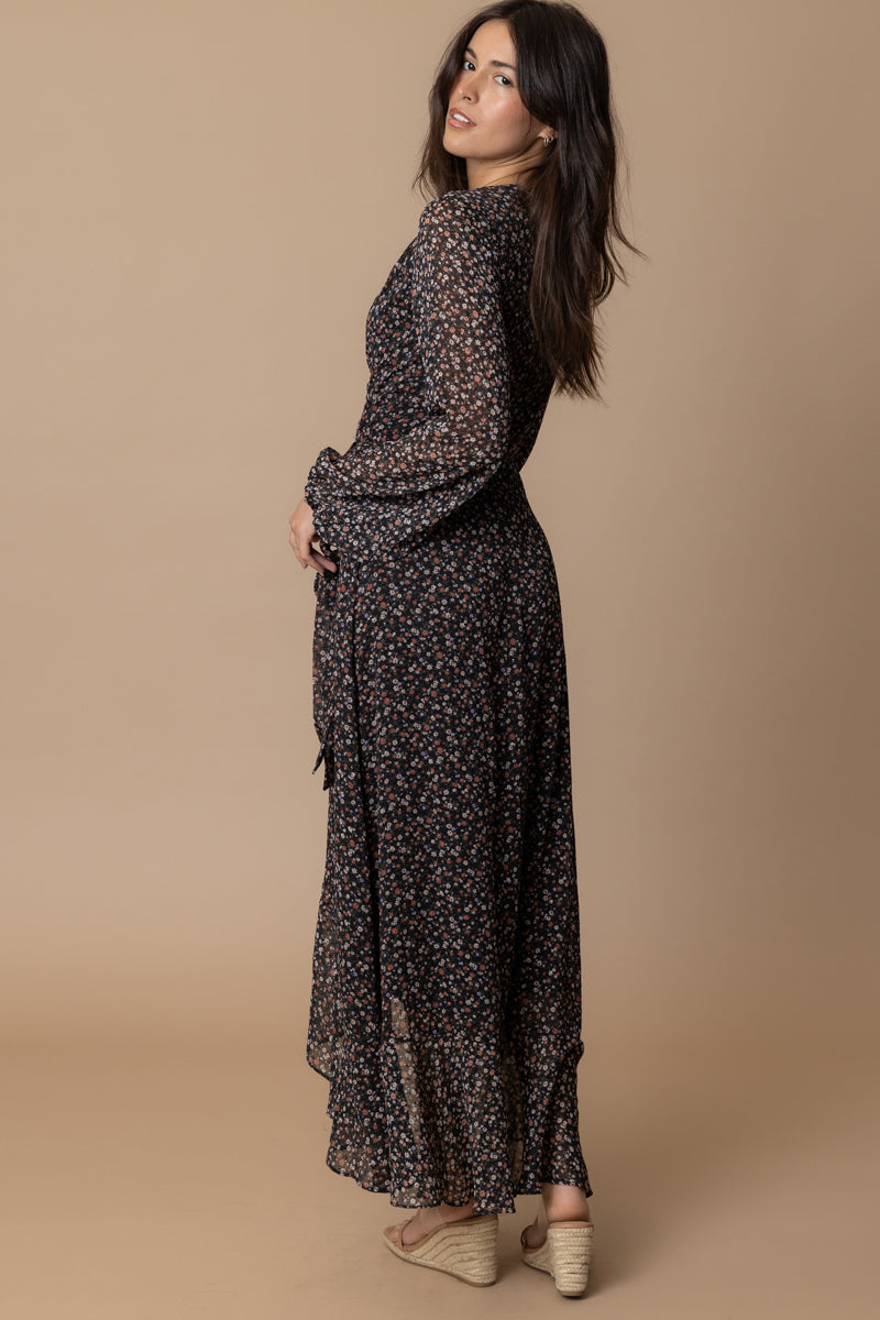 Margaret Wrap Maxi Dress