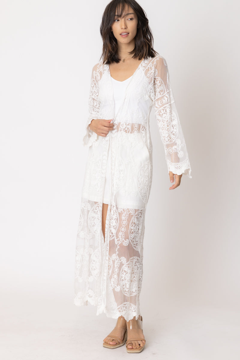 Iris Maxi Lace Cardigan