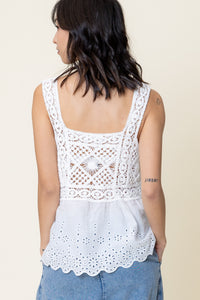 Skye Eyelet Tank Top