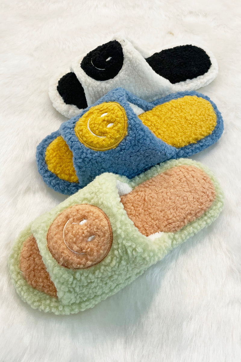 Happy Fuzz Slippers