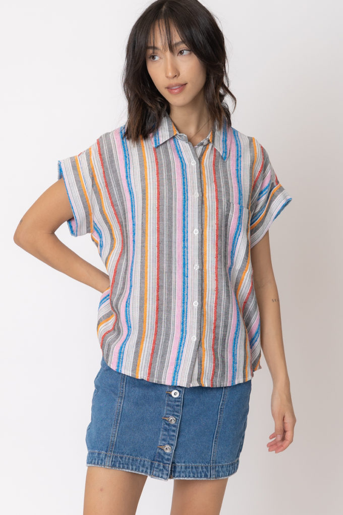 Raya Multicolor Button Down