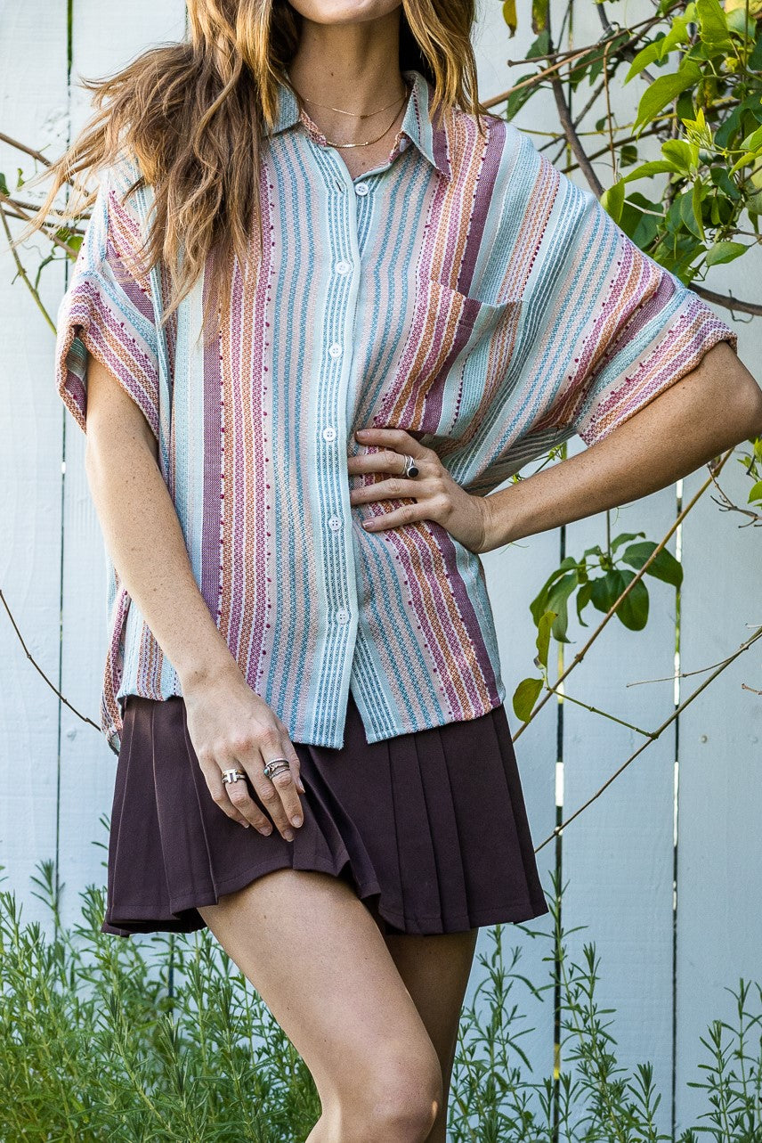 Jayden Short Sleeve Button Up