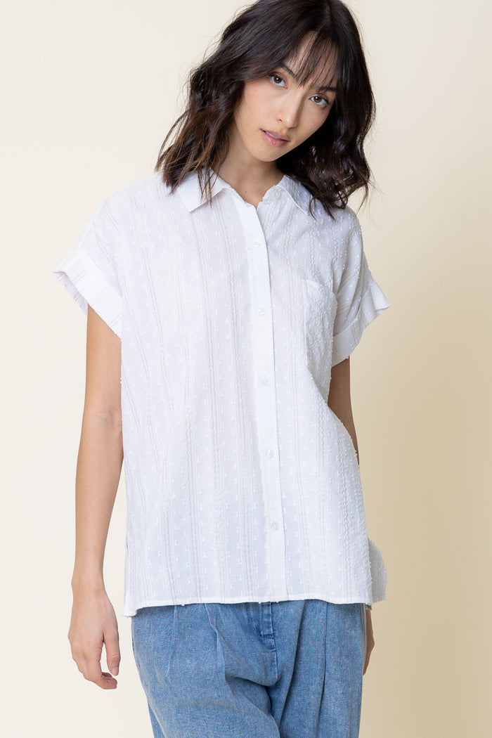 Jai Button Down Top