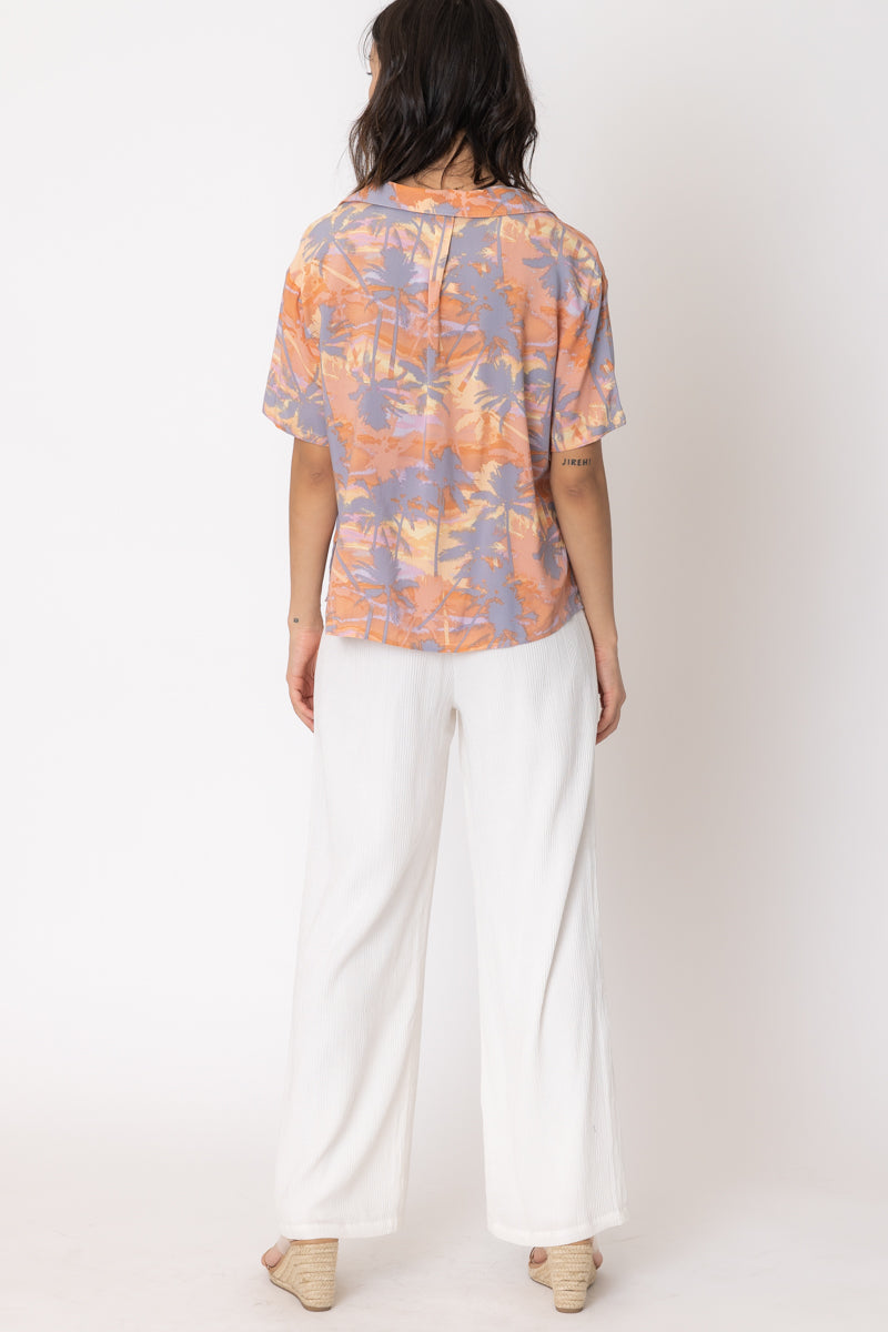 Sadie Tropical Print Top