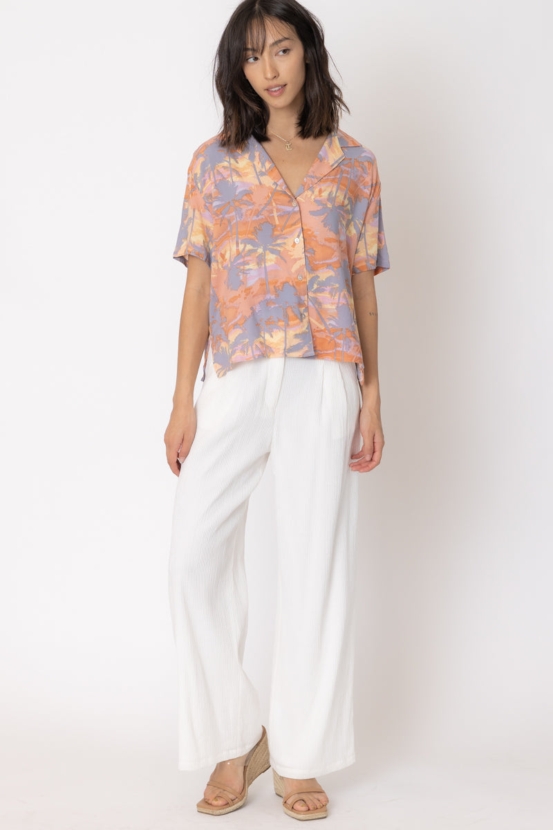 Sadie Tropical Print Top