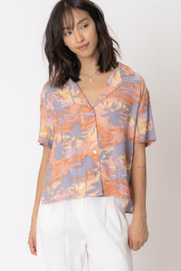 Sadie Tropical Print Top