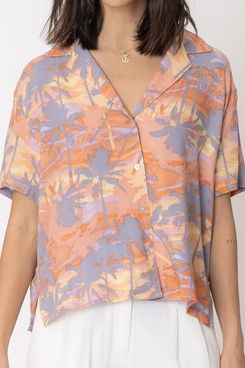 Sadie Tropical Print Top